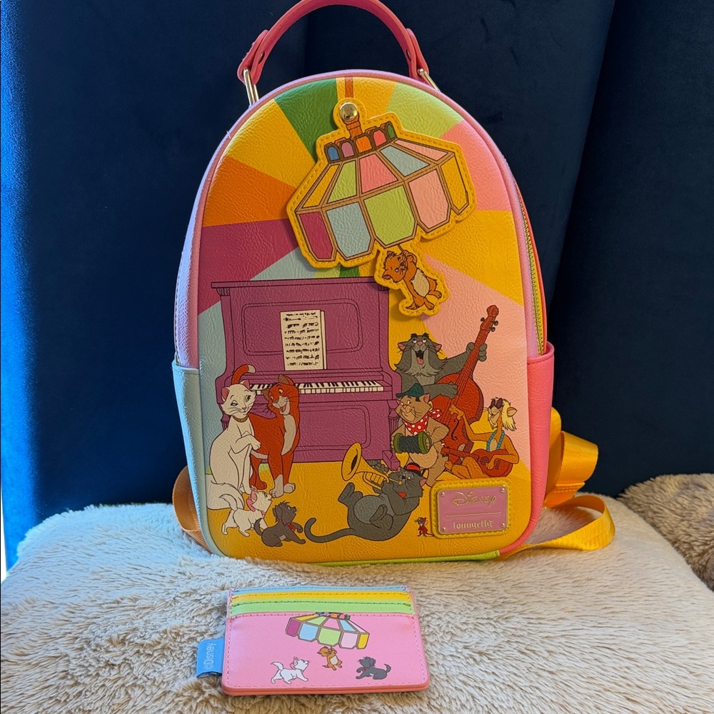 Loungefly Disney The Aristocats Party Scene Mini Backpack